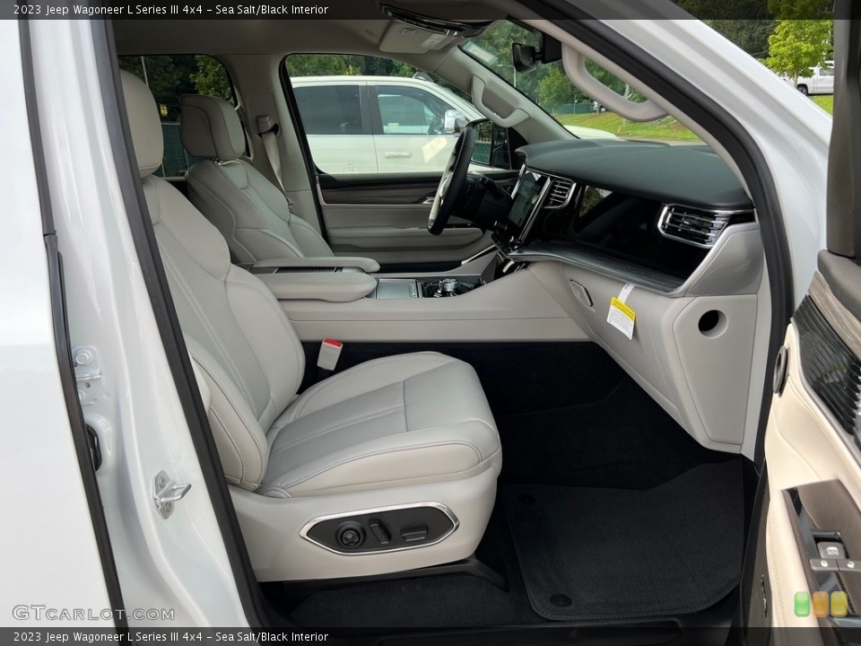 Sea Salt/Black Interior Front Seat for the 2023 Jeep Wagoneer L Series III 4x4 #146462846