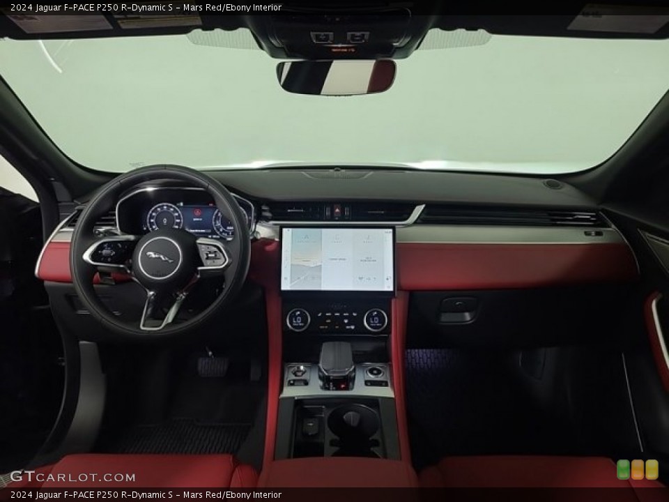 Mars Red/Ebony Interior Dashboard for the 2024 Jaguar F-PACE P250 R-Dynamic S #146463374