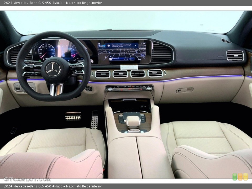 Macchiato Beige Interior Prime Interior for the 2024 Mercedes-Benz GLS 450 4Matic #146463439