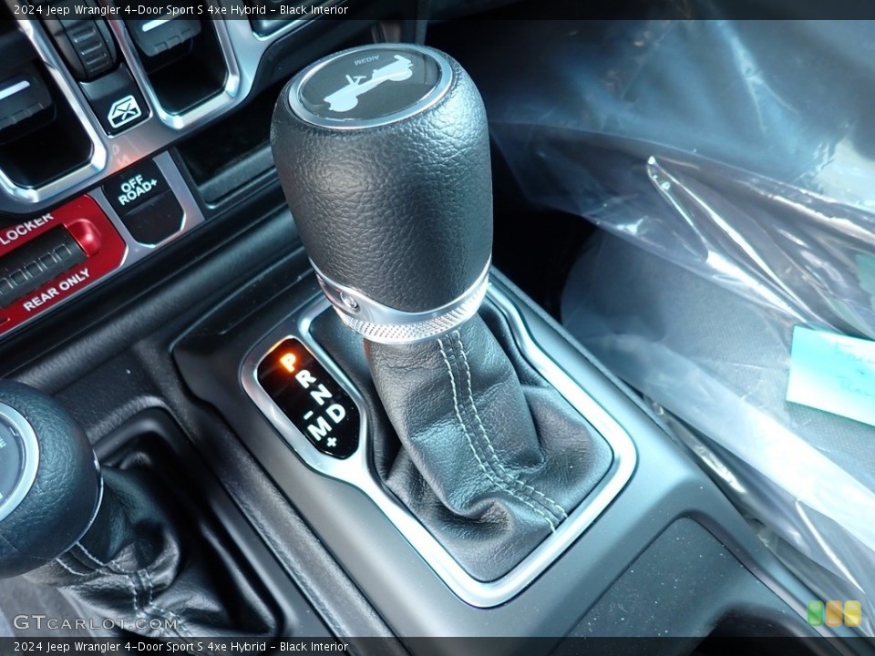 Black Interior Transmission for the 2024 Jeep Wrangler 4-Door Sport S 4xe Hybrid #146464112