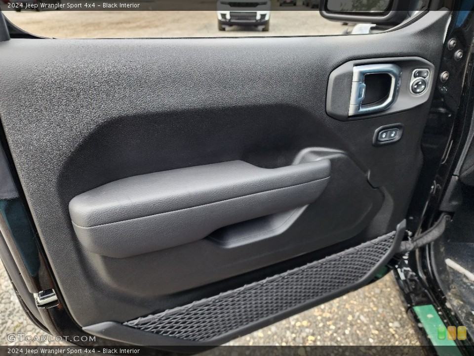 Black Interior Door Panel for the 2024 Jeep Wrangler Sport 4x4 #146464113