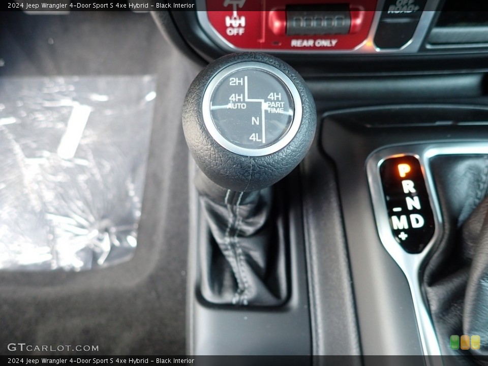 Black Interior Transmission for the 2024 Jeep Wrangler 4-Door Sport S 4xe Hybrid #146464133