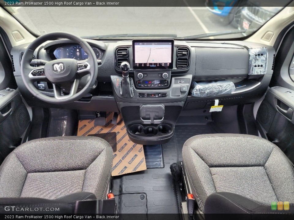 Black 2023 Ram ProMaster Interiors