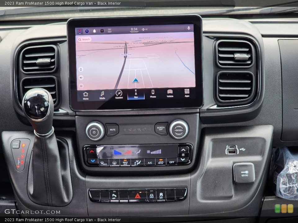 Black Interior Controls for the 2023 Ram ProMaster 1500 High Roof Cargo Van #146464426
