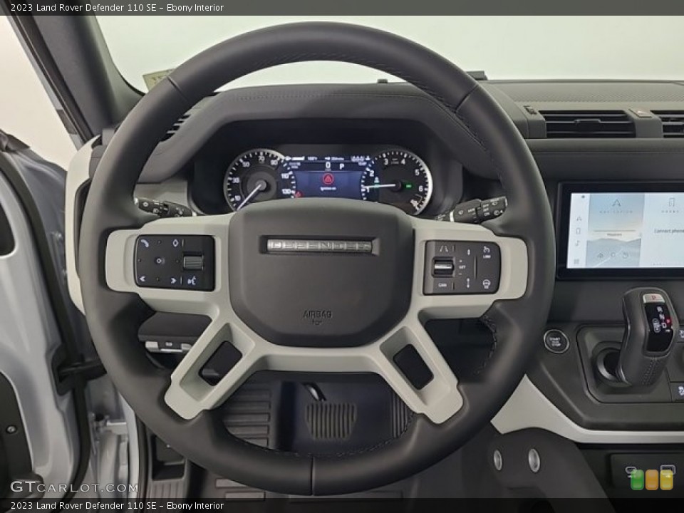 Ebony Interior Steering Wheel for the 2023 Land Rover Defender 110 SE #146464753