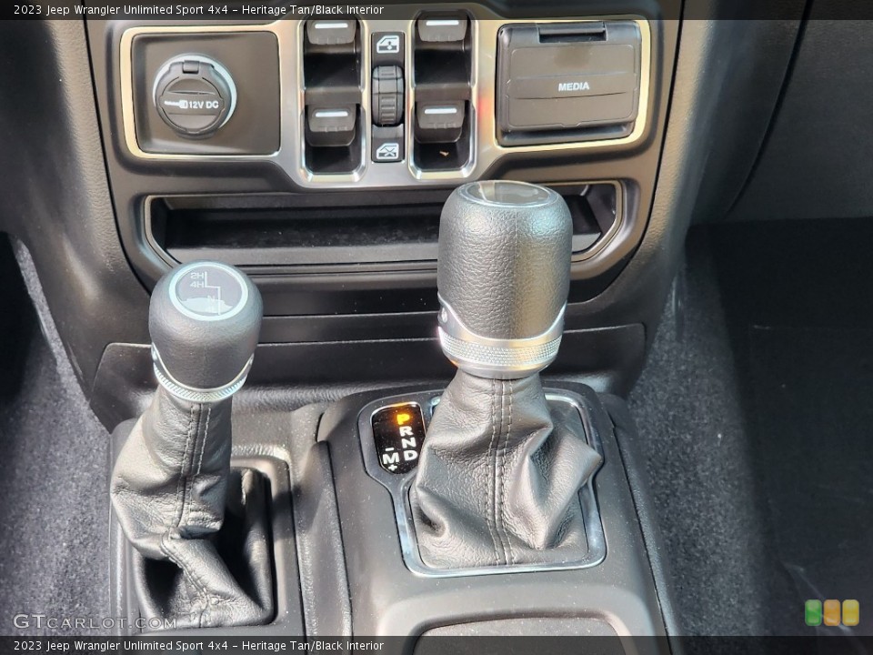 Heritage Tan/Black Interior Transmission for the 2023 Jeep Wrangler Unlimited Sport 4x4 #146464771