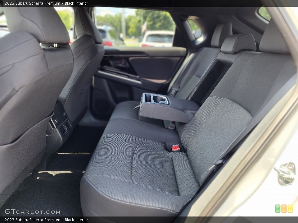 Black Interior Rear Seat for the 2023 Subaru Solterra Premium #146464780