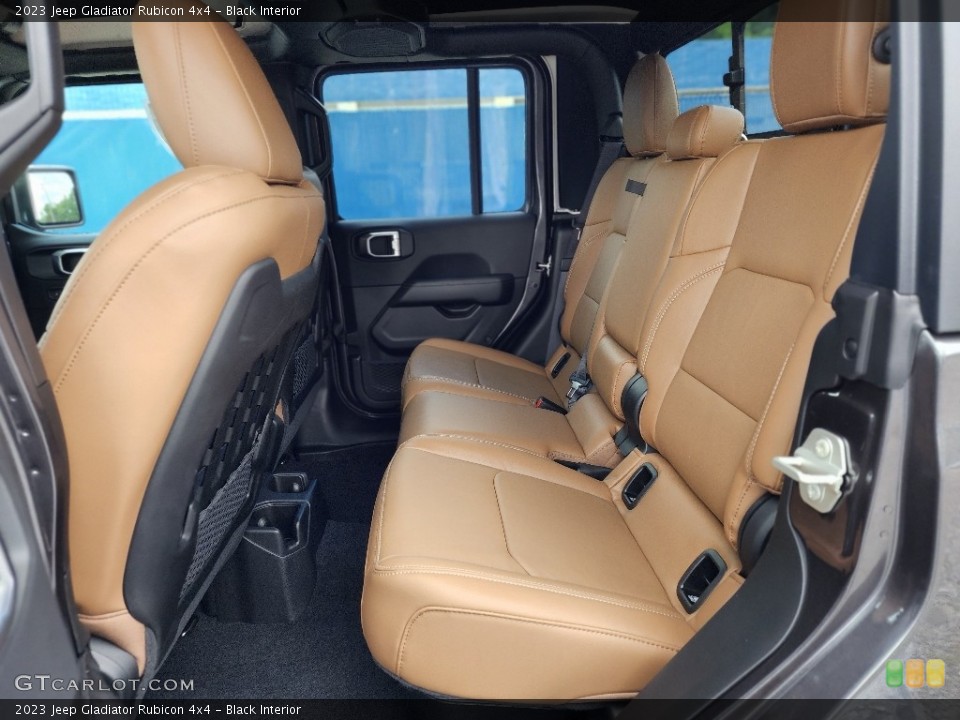 Black Interior Rear Seat for the 2023 Jeep Gladiator Rubicon 4x4 #146464849