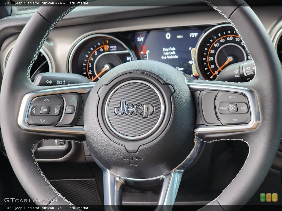 Black Interior Steering Wheel for the 2023 Jeep Gladiator Rubicon 4x4 #146464973