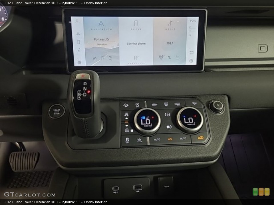 Ebony Interior Controls for the 2023 Land Rover Defender 90 X-Dynamic SE #146465119
