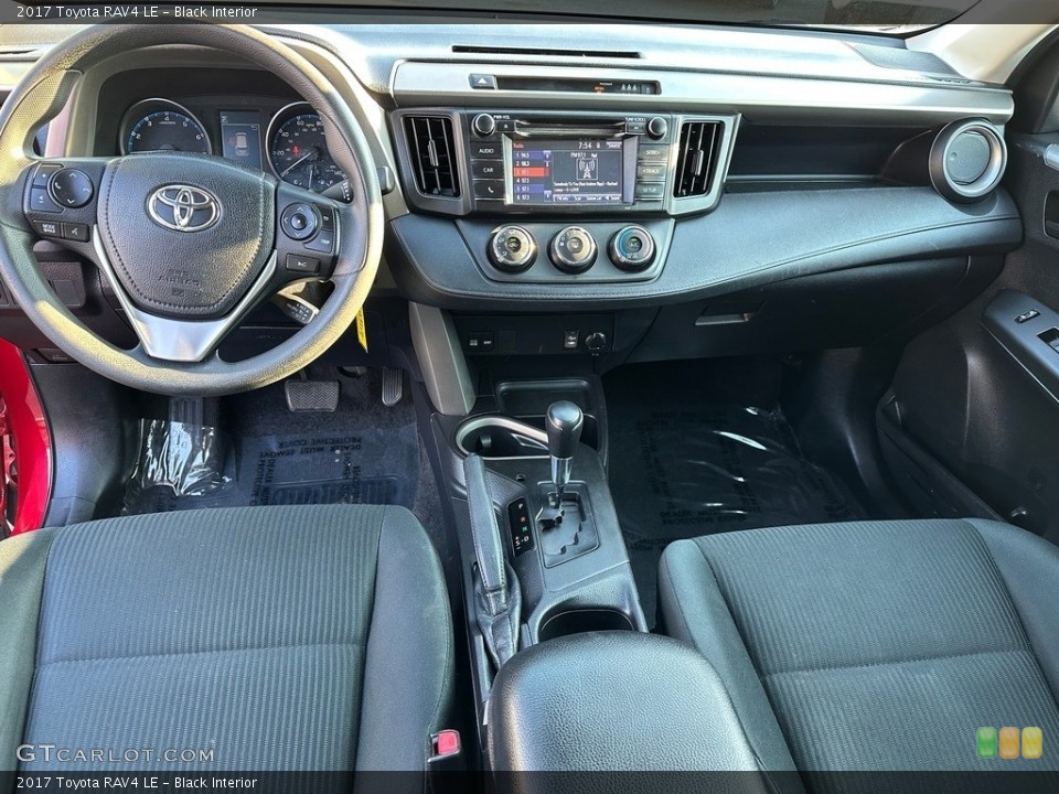 Black Interior Dashboard for the 2017 Toyota RAV4 LE #146465263