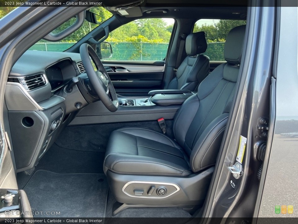 Global Black Interior Photo for the 2023 Jeep Wagoneer L Carbide #146465544