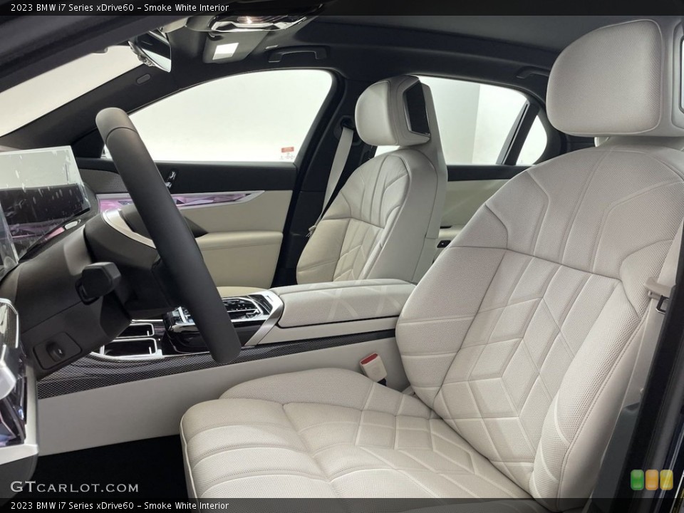 Smoke White 2023 BMW i7 Series Interiors