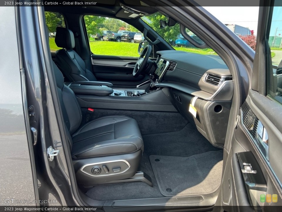 Global Black Interior Front Seat for the 2023 Jeep Wagoneer L Carbide #146465679