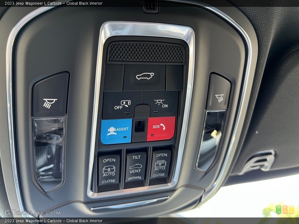 Global Black Interior Controls for the 2023 Jeep Wagoneer L Carbide #146465838