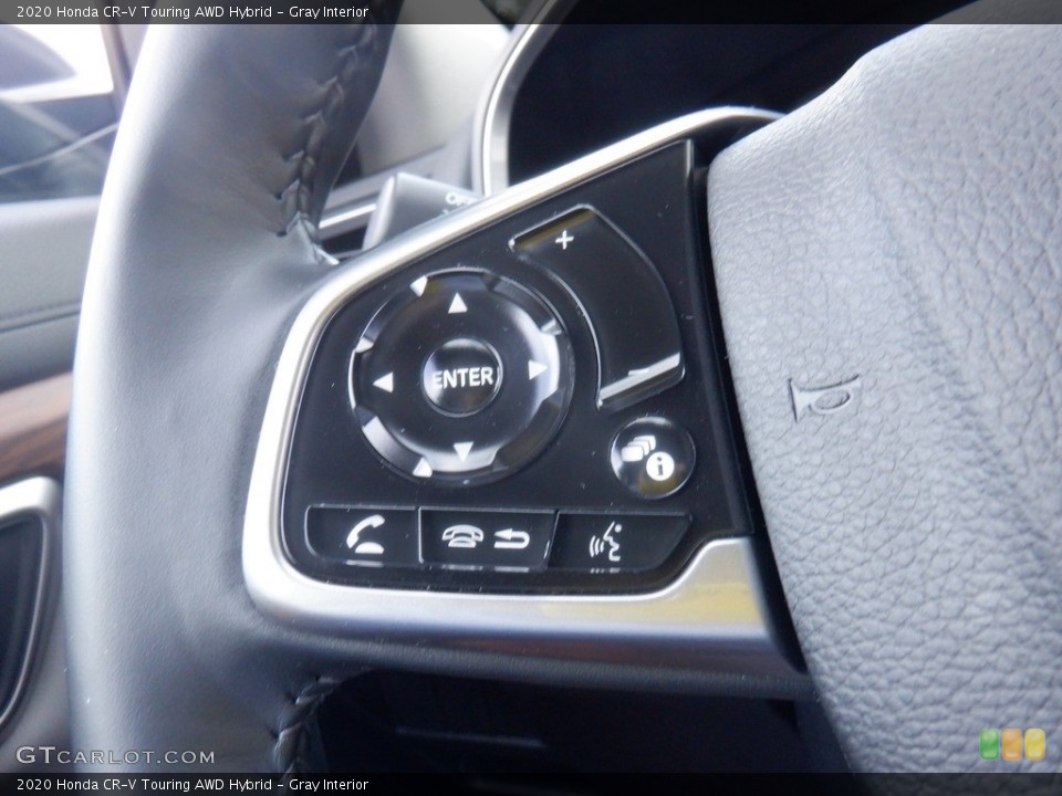 Gray Interior Steering Wheel for the 2020 Honda CR-V Touring AWD Hybrid #146466162