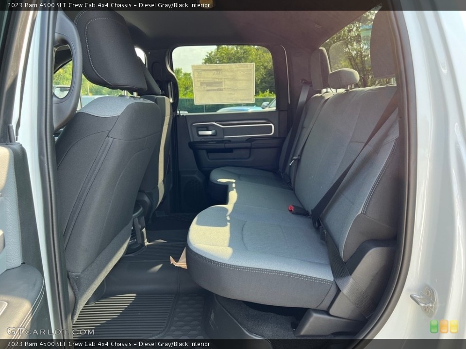 Diesel Gray/Black Interior Rear Seat for the 2023 Ram 4500 SLT Crew Cab 4x4 Chassis #146466348