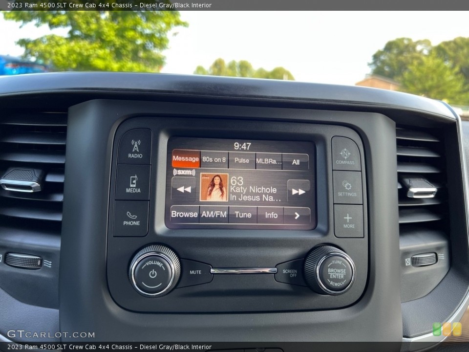 Diesel Gray/Black Interior Controls for the 2023 Ram 4500 SLT Crew Cab 4x4 Chassis #146466426