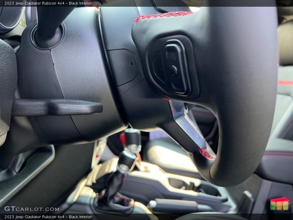 Black Interior Controls for the 2023 Jeep Gladiator Rubicon 4x4 #146466750