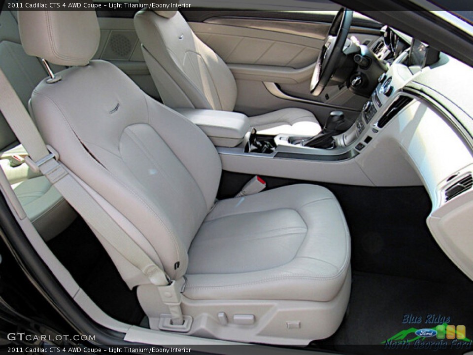 Light Titanium/Ebony Interior Front Seat for the 2011 Cadillac CTS 4 AWD Coupe #146467071