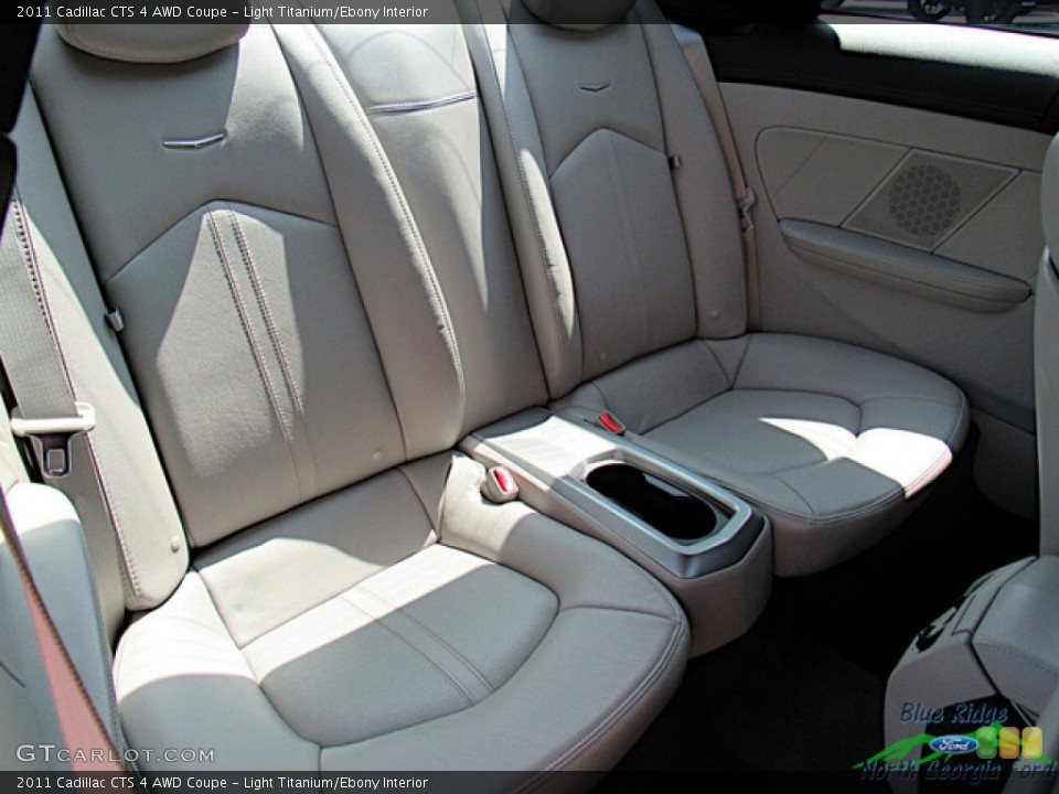 Light Titanium/Ebony Interior Rear Seat for the 2011 Cadillac CTS 4 AWD Coupe #146467086