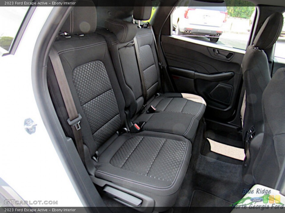 Ebony Interior Rear Seat for the 2023 Ford Escape Active #146467089