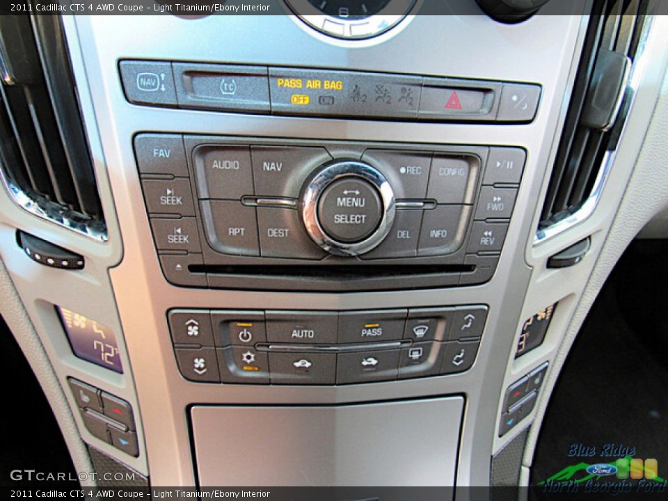 Light Titanium/Ebony Interior Controls for the 2011 Cadillac CTS 4 AWD Coupe #146467183