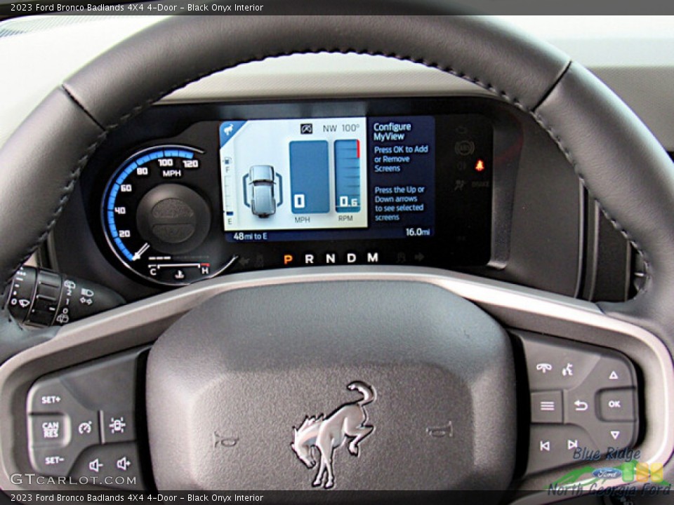 Black Onyx Interior Steering Wheel for the 2023 Ford Bronco Badlands 4X4 4-Door #146467890