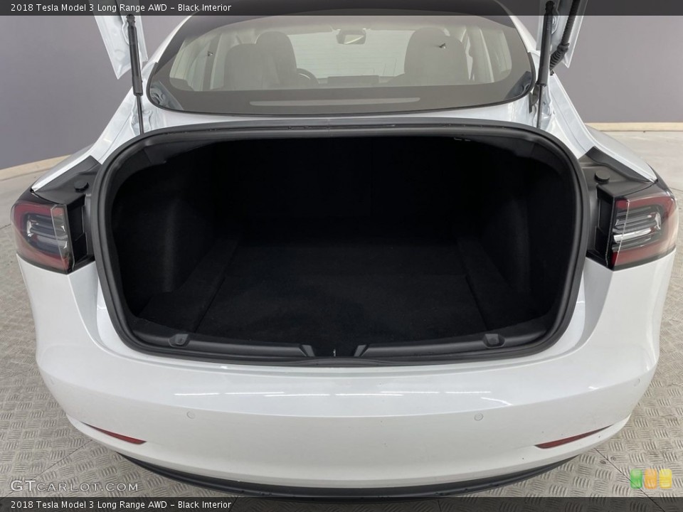 Black Interior Trunk for the 2018 Tesla Model 3 Long Range AWD #146468300