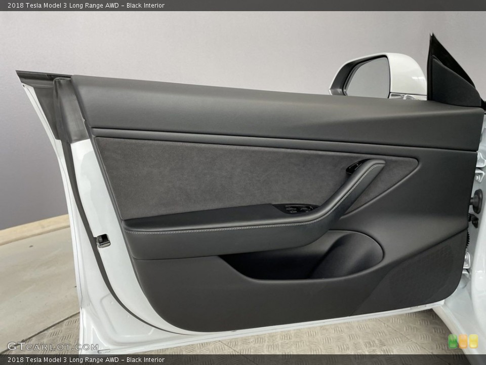 Black Interior Door Panel for the 2018 Tesla Model 3 Long Range AWD #146468341