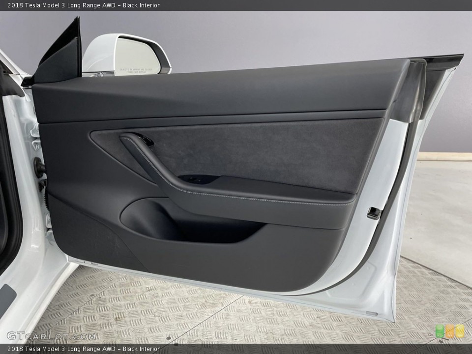 Black Interior Door Panel for the 2018 Tesla Model 3 Long Range AWD #146468678
