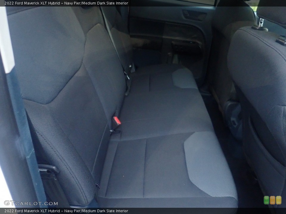 Navy Pier/Medium Dark Slate Interior Rear Seat for the 2022 Ford Maverick XLT Hybrid #146470466