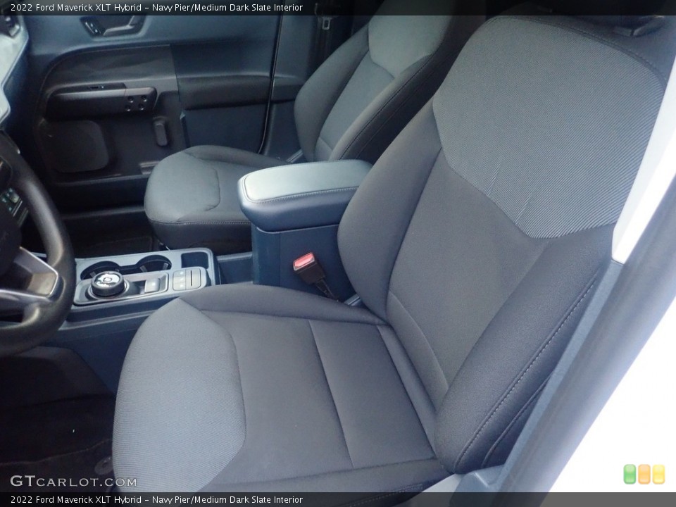 Navy Pier/Medium Dark Slate Interior Front Seat for the 2022 Ford Maverick XLT Hybrid #146470479