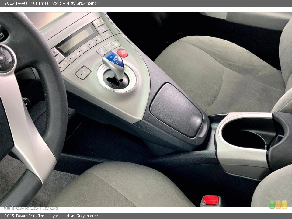 Misty Gray Interior Controls for the 2015 Toyota Prius Three Hybrid #146470615