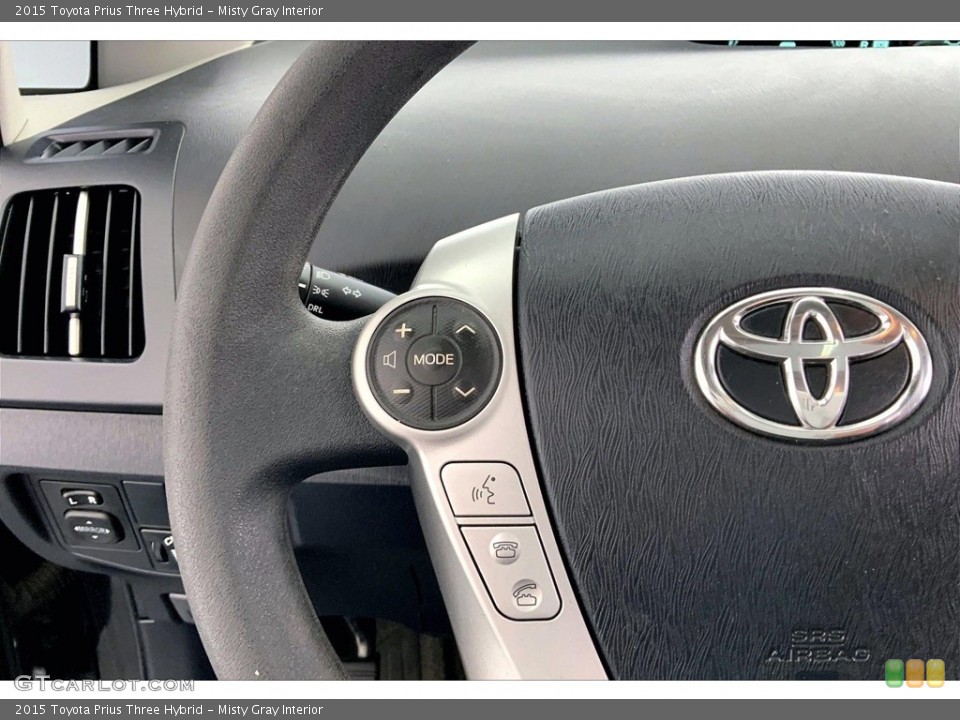 Misty Gray Interior Steering Wheel for the 2015 Toyota Prius Three Hybrid #146470661