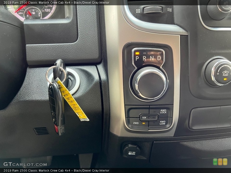 Black/Diesel Gray Interior Transmission for the 2019 Ram 1500 Classic Warlock Crew Cab 4x4 #146470983