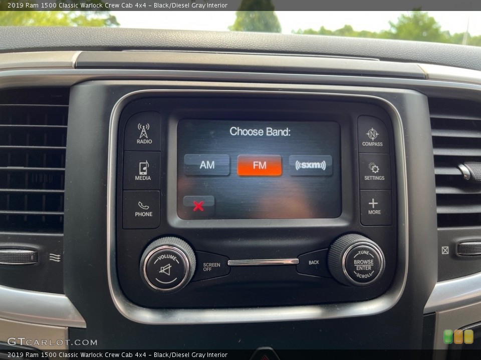 Black/Diesel Gray Interior Controls for the 2019 Ram 1500 Classic Warlock Crew Cab 4x4 #146470993
