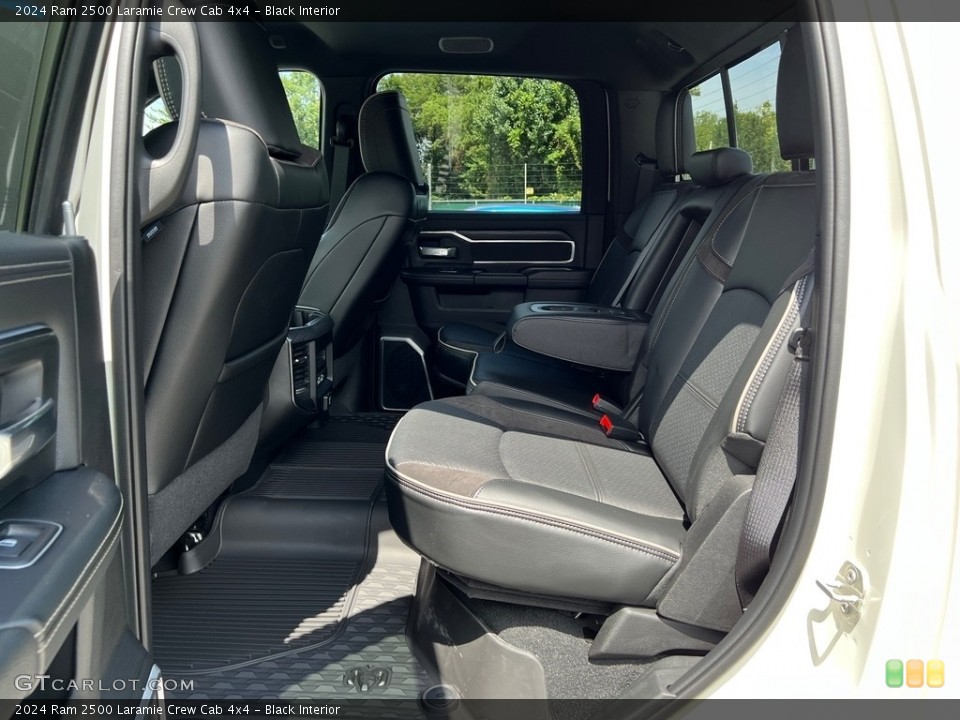 Black Interior Rear Seat for the 2024 Ram 2500 Laramie Crew Cab 4x4 #146471195