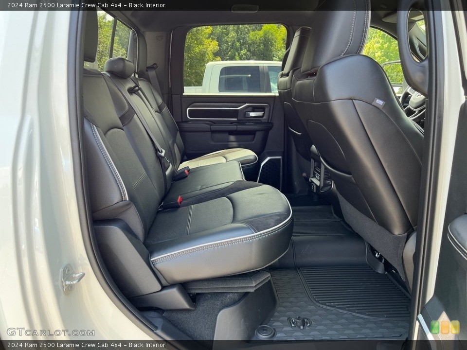Black Interior Rear Seat for the 2024 Ram 2500 Laramie Crew Cab 4x4 #146471200