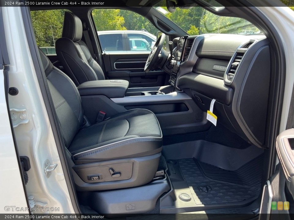 Black Interior Front Seat for the 2024 Ram 2500 Laramie Crew Cab 4x4 #146471213