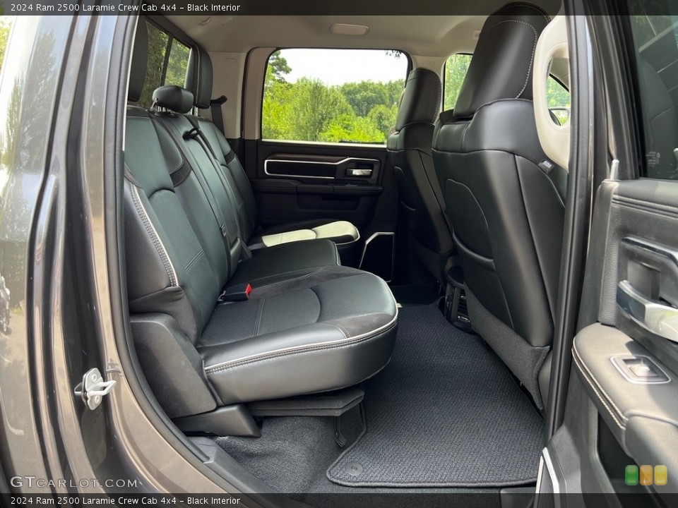 Black Interior Rear Seat for the 2024 Ram 2500 Laramie Crew Cab 4x4 #146471327