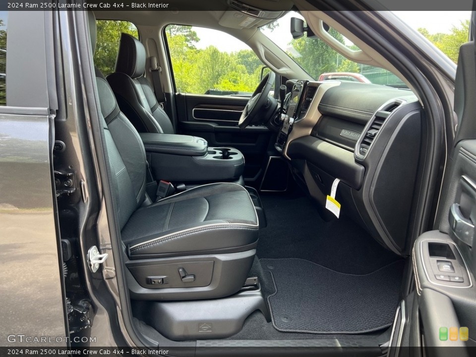 Black Interior Front Seat for the 2024 Ram 2500 Laramie Crew Cab 4x4 #146471333