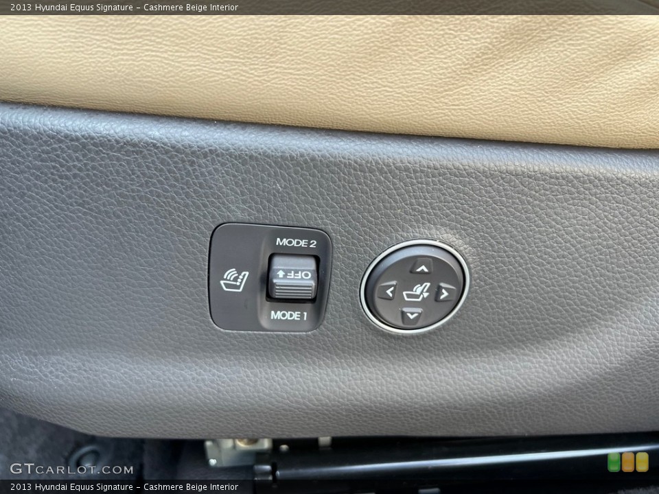 Cashmere Beige Interior Front Seat for the 2013 Hyundai Equus Signature #146471943