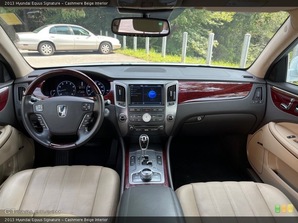 Cashmere Beige 2013 Hyundai Equus Interiors