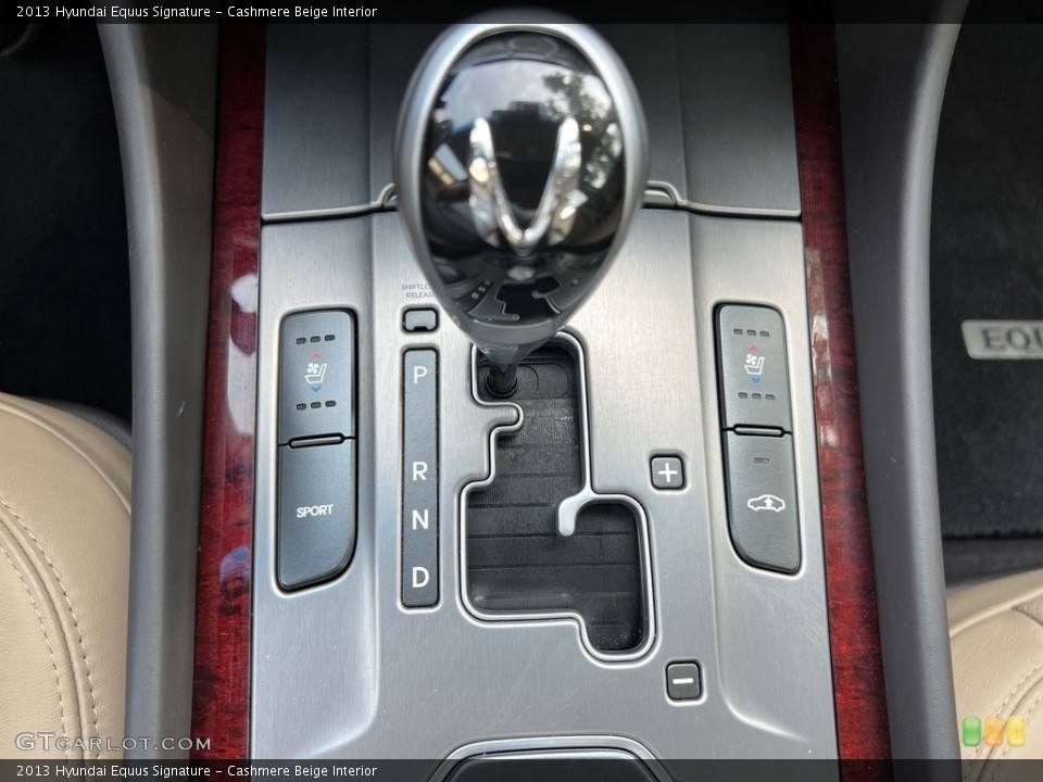 Cashmere Beige Interior Transmission for the 2013 Hyundai Equus Signature #146472373