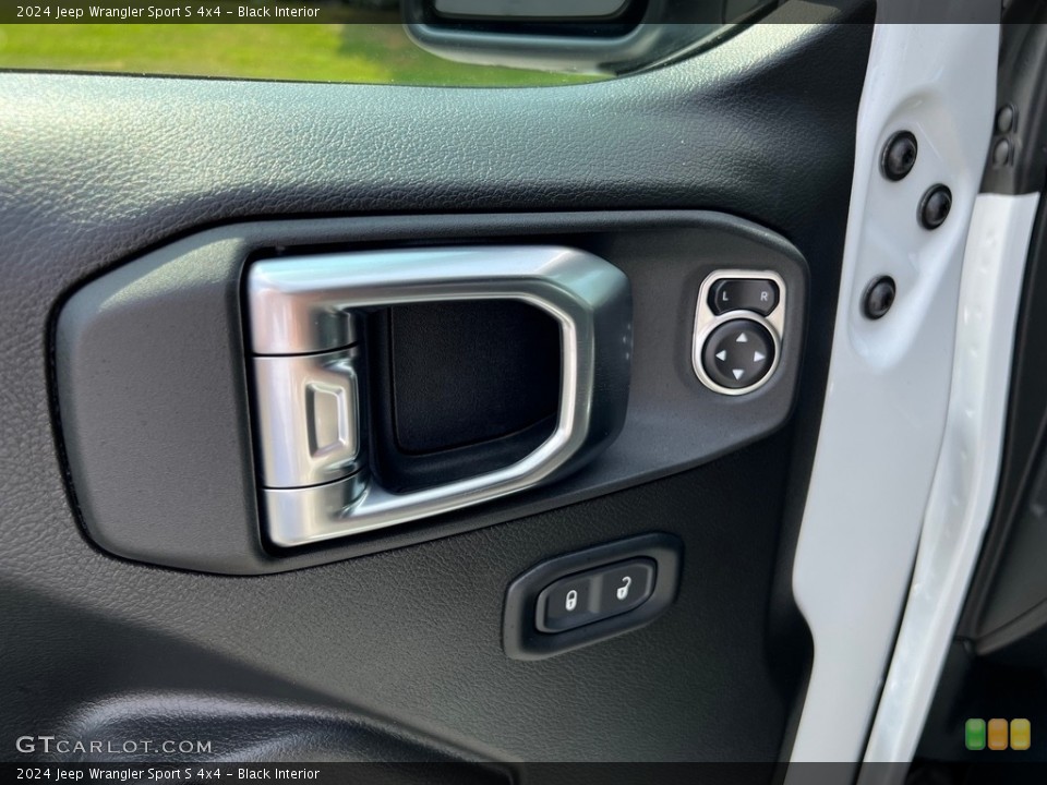 Black Interior Door Panel for the 2024 Jeep Wrangler Sport S 4x4 #146472862