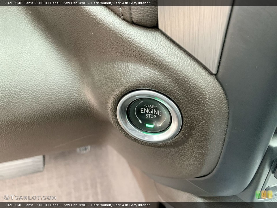 Dark Walnut/Dark Ash Gray Interior Controls for the 2020 GMC Sierra 2500HD Denali Crew Cab 4WD #146472904
