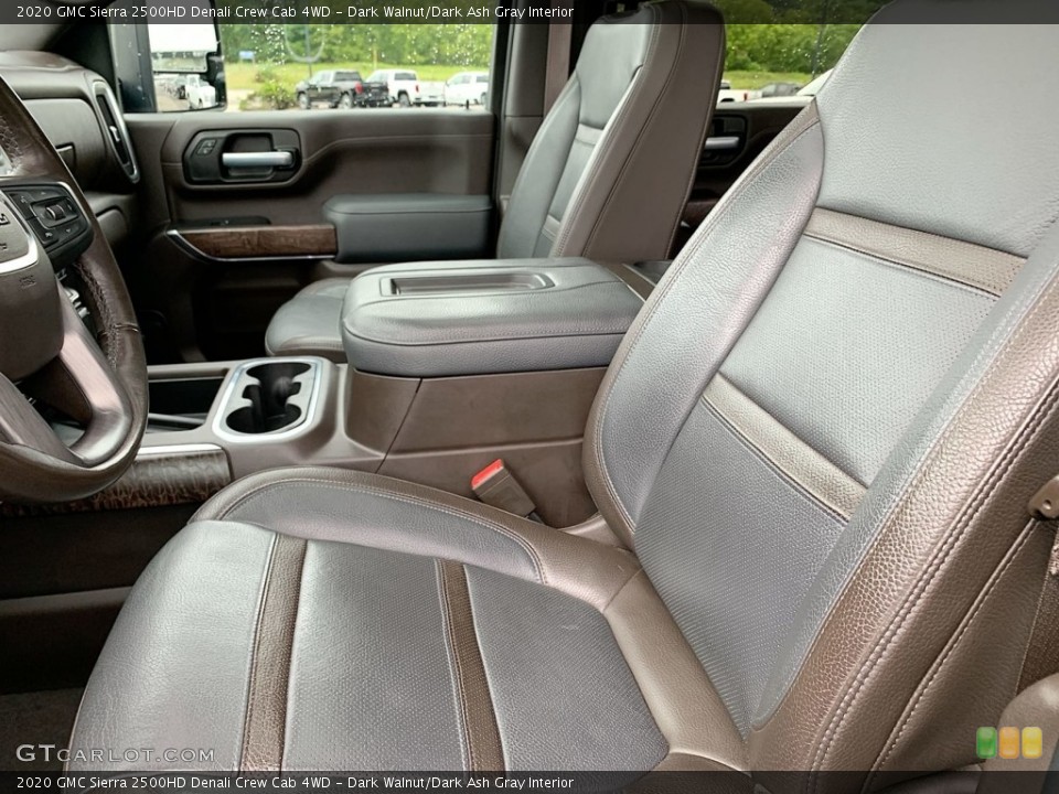 Dark Walnut/Dark Ash Gray Interior Front Seat for the 2020 GMC Sierra 2500HD Denali Crew Cab 4WD #146472973