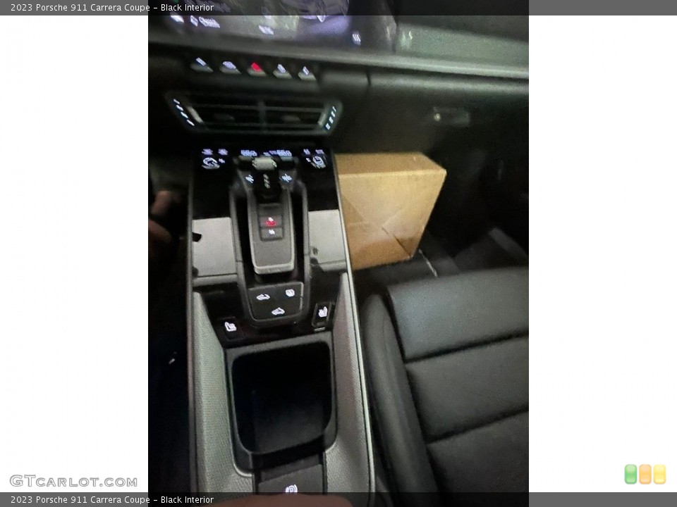 Black Interior Controls for the 2023 Porsche 911 Carrera Coupe #146472982