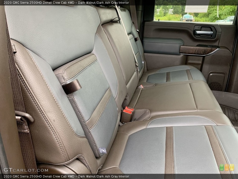 Dark Walnut/Dark Ash Gray Interior Rear Seat for the 2020 GMC Sierra 2500HD Denali Crew Cab 4WD #146473189